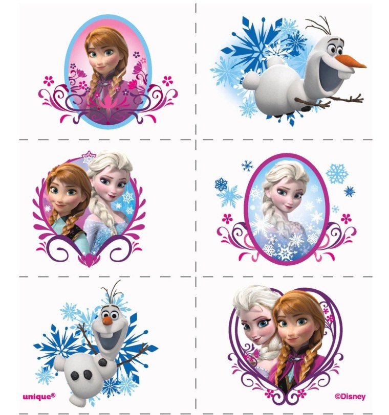 Этикетка Холодное сердце