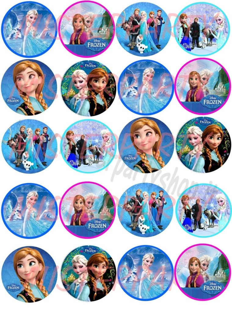 Наклейки Эльза