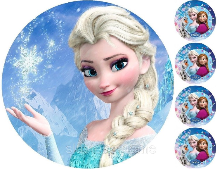 Вафельная печать Эльза Холодное сердце