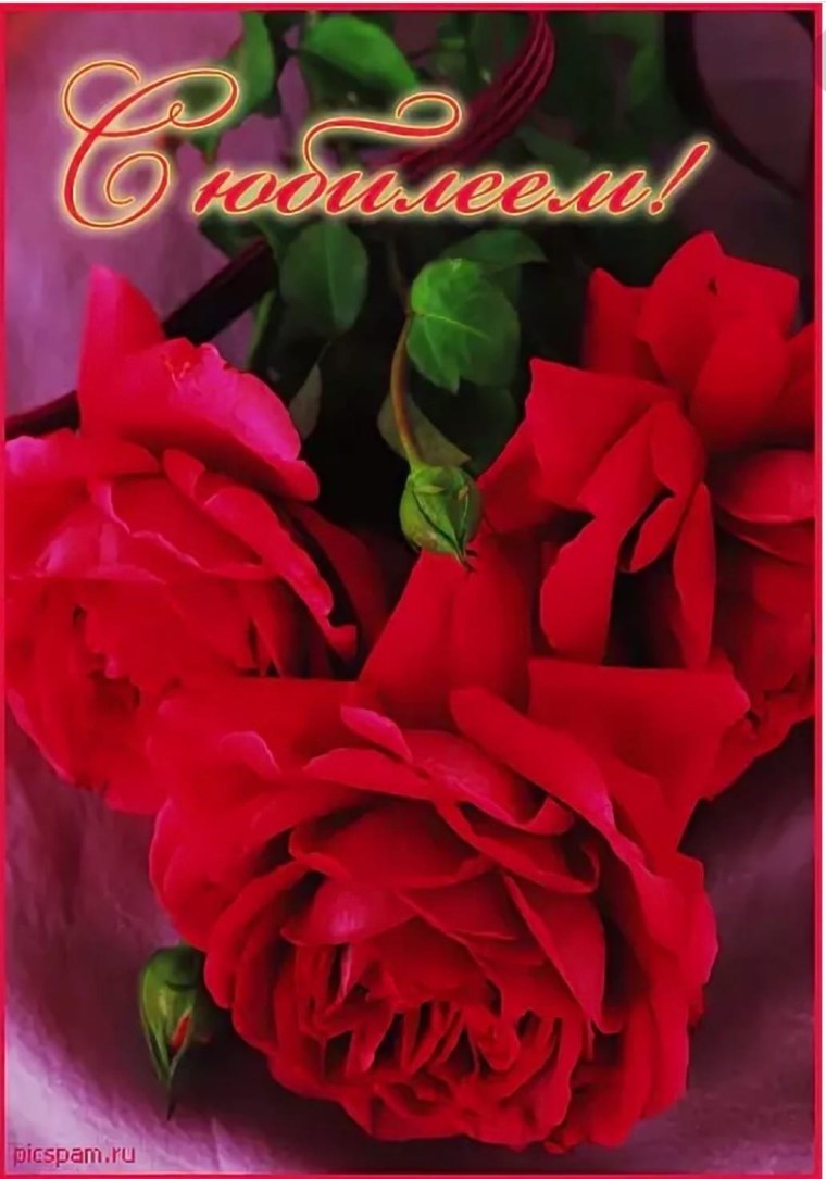 Открытки розы с юбилеем шестидесятилетием