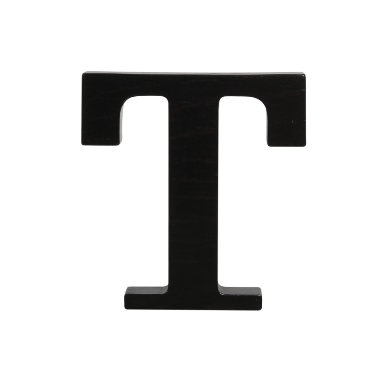 Буква т черная