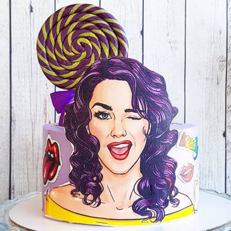 Торт в стиле поп арт