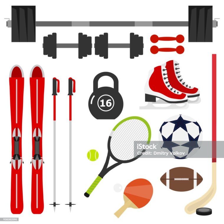 Спортивный инвентарь макет