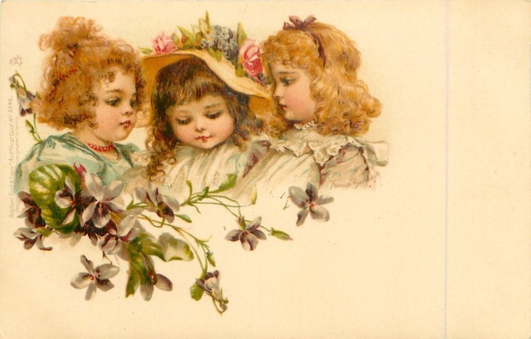 Винтажная открытка