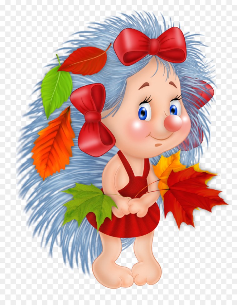 Осенние отрисовки детей