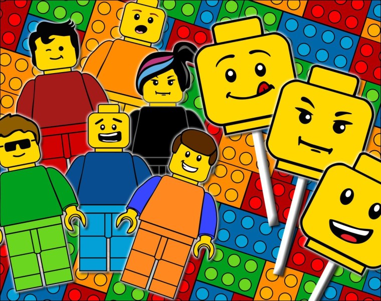 Рисунки в стиле лего