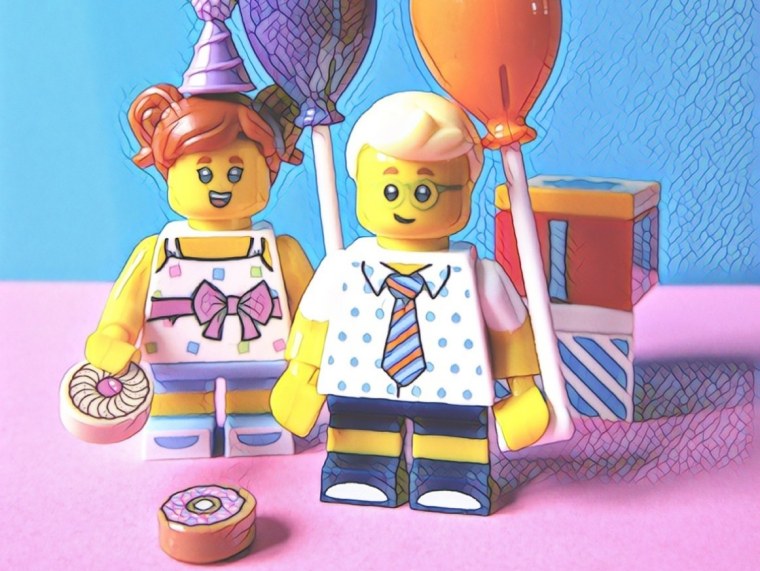 Лего минифигурки девочки желтый