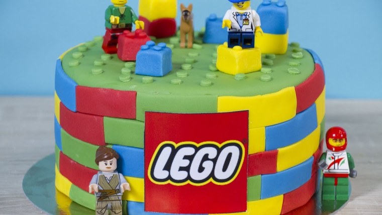 Торт лего для мальчика