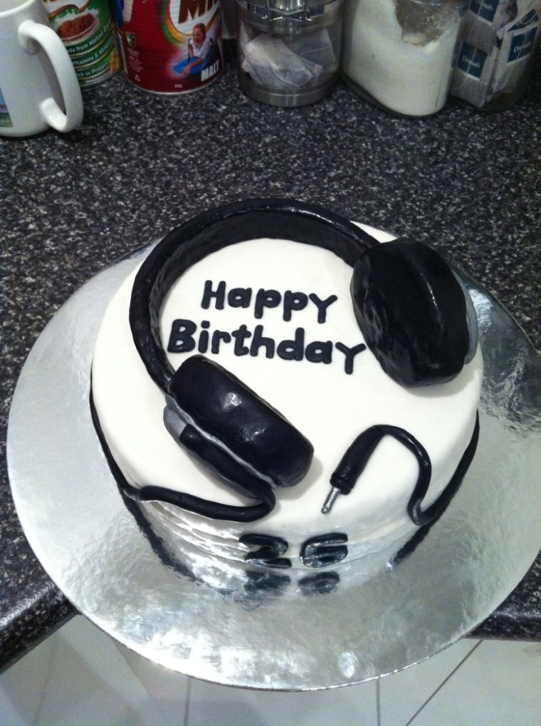 Торт наушники