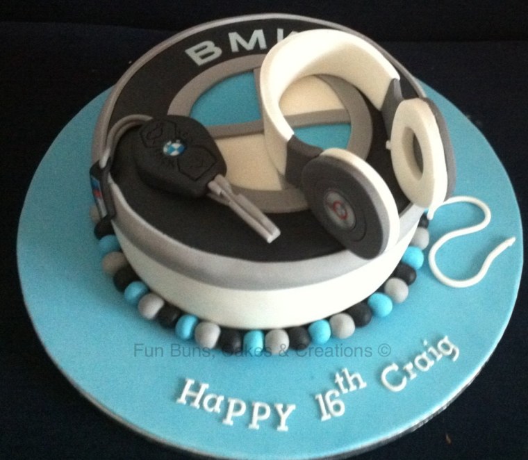 Торт в виде наушников