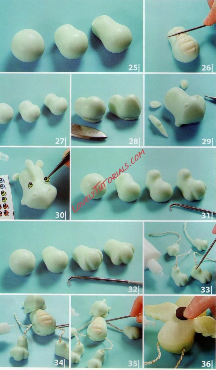 Динозавр из мастики мастер класс