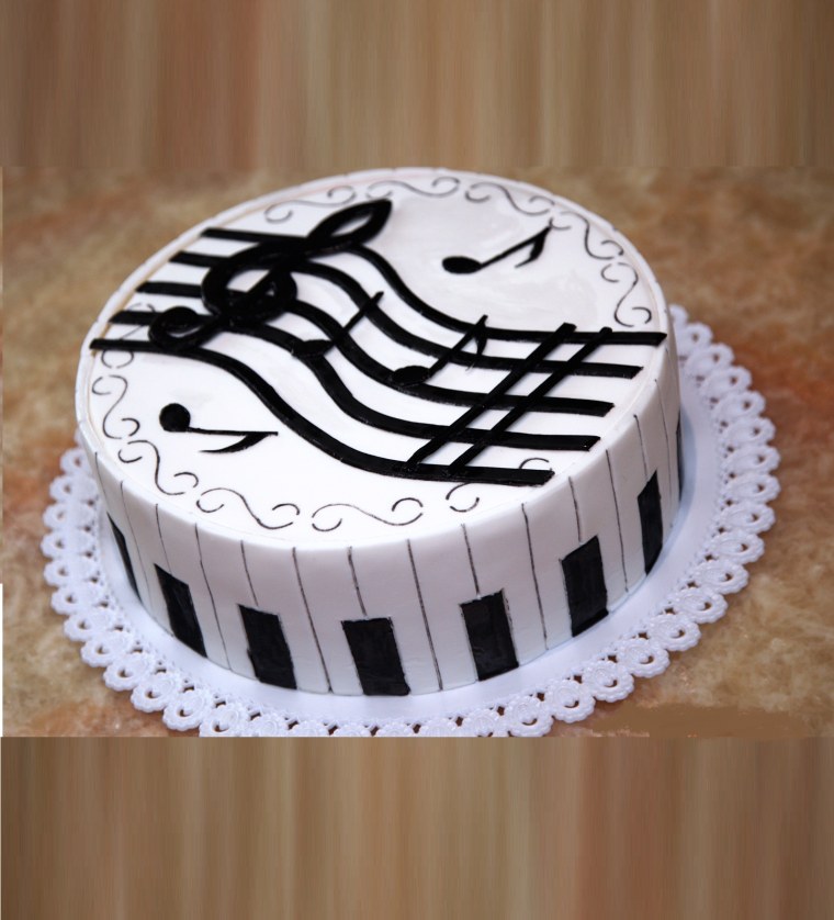 Украшение торта для музыканта