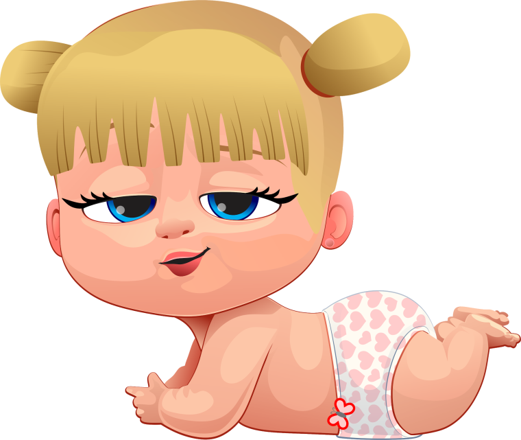 Бос молокосос малышка девочка