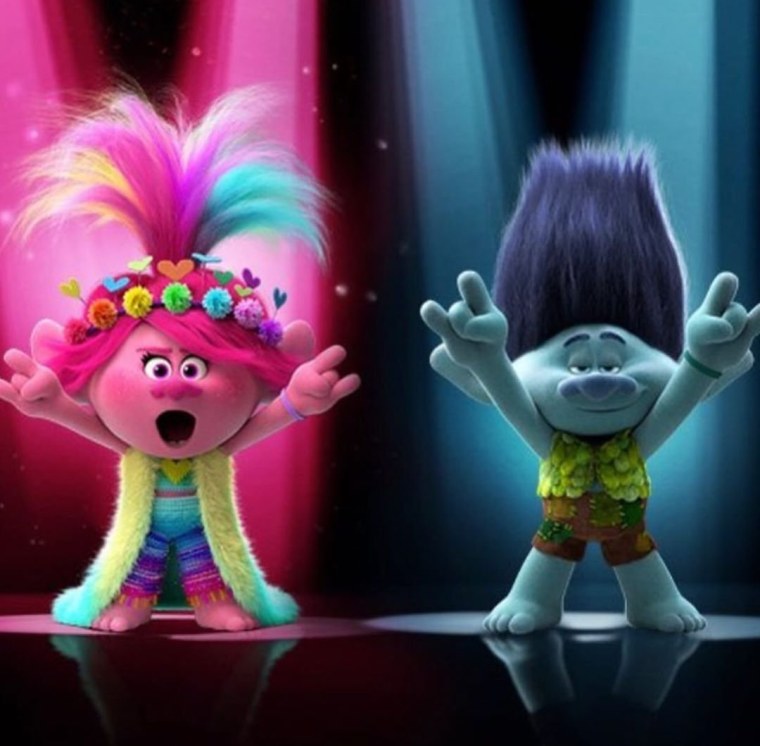 Тролли 2 Розочка и Цветан