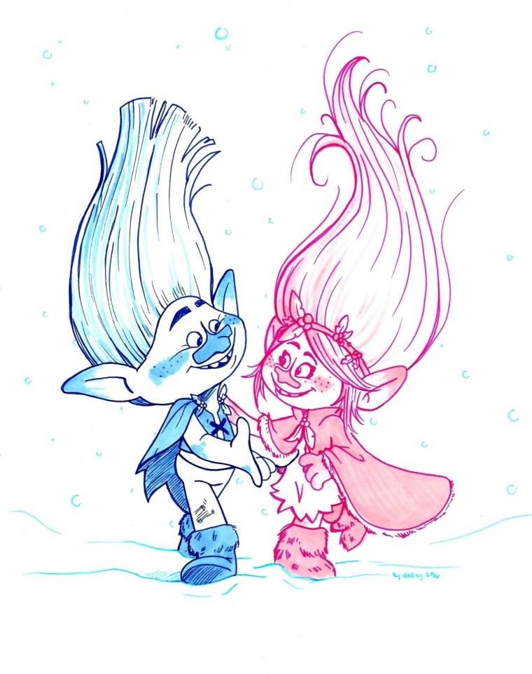 Розочка и Цветан арты