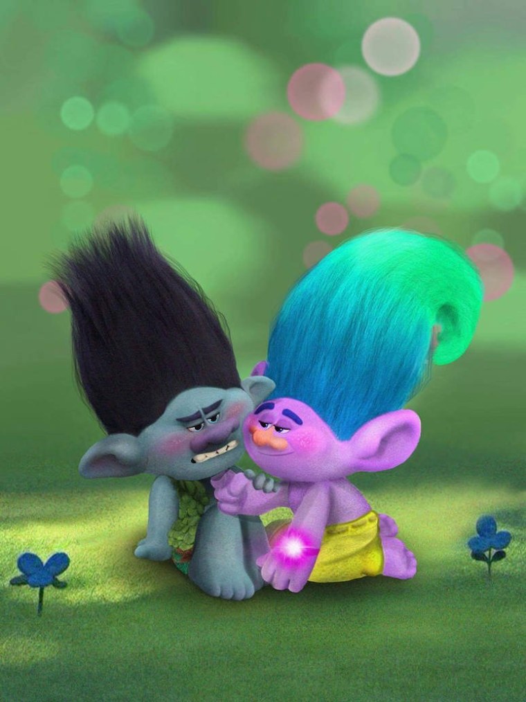 Тролли 2 Розочка и Цветан