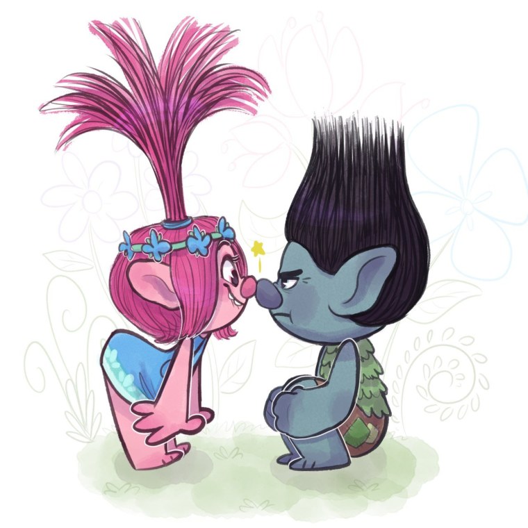 Тролли Цветан арт