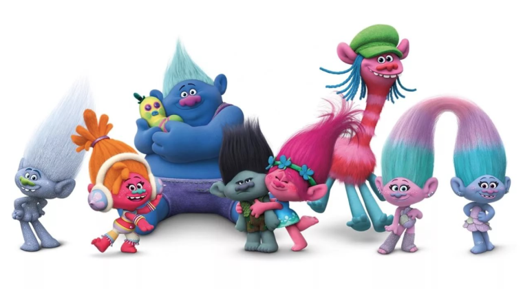 Герои мультика Тролли