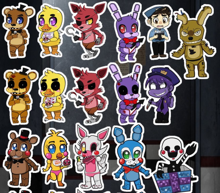 Наклейки АНИМАТРОНИКИ