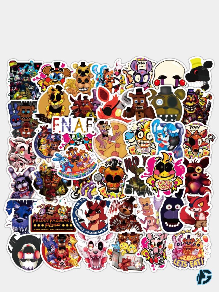 Стикеры ФНАФ 50 штук