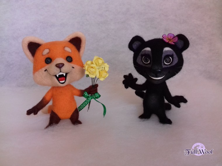 Лис Фредди и пантера иви