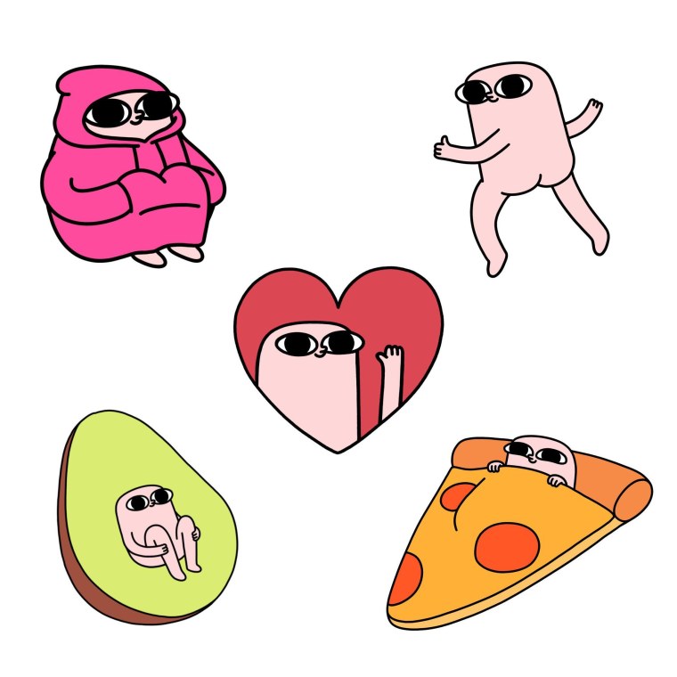 Стикеры для срисовки