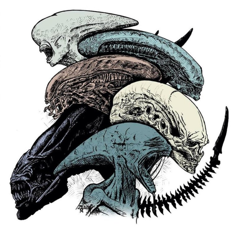 Чужой 1979 Ксеноморф Гигера