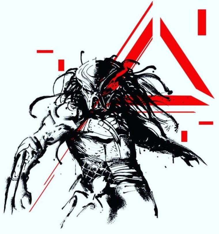 Знак хищника тату