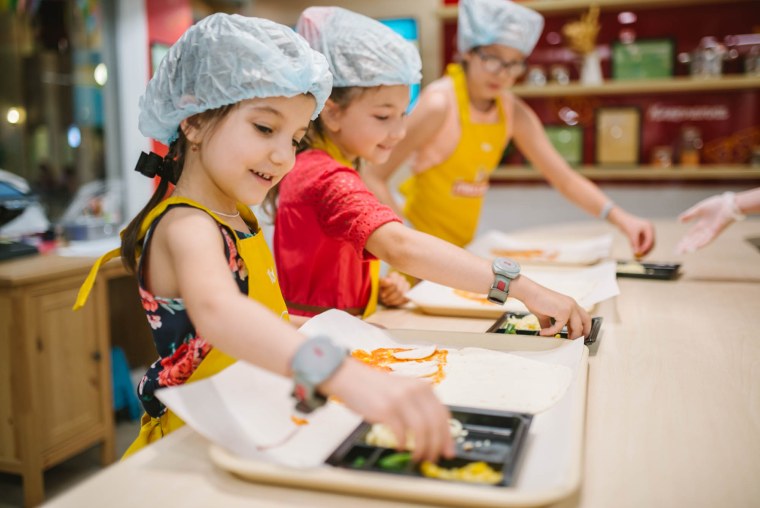 Блюда в Кидзании Москвы