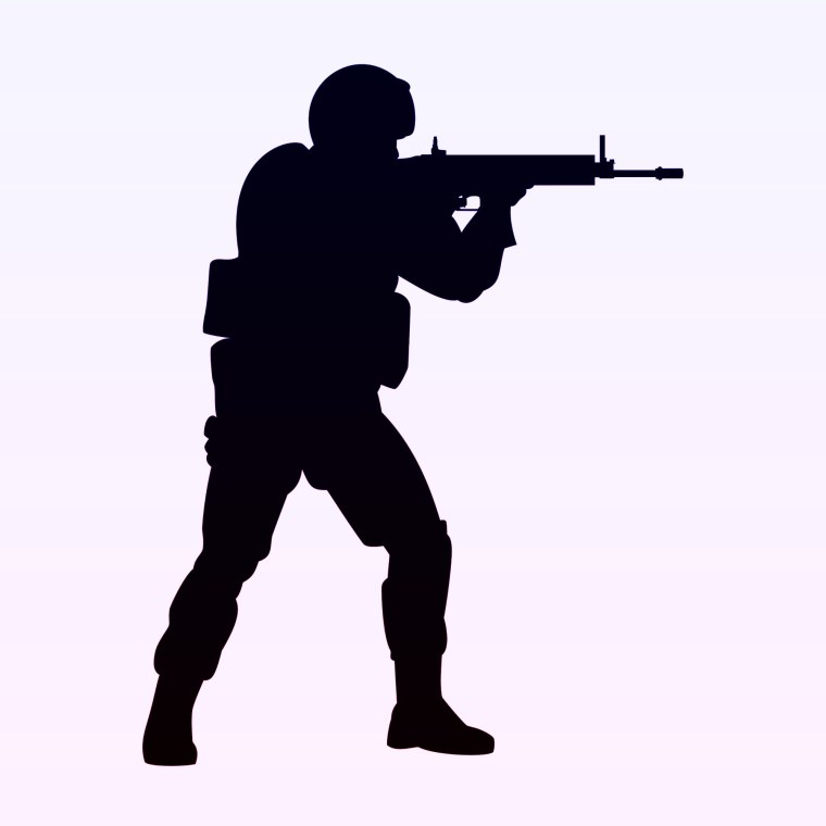 Counter Strike силуэт