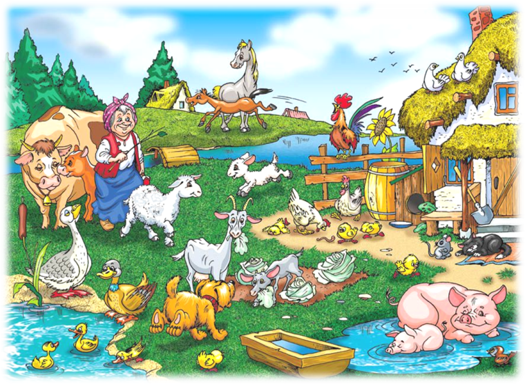 Пазл ДК 42 макси жили у бабуси (Россия)