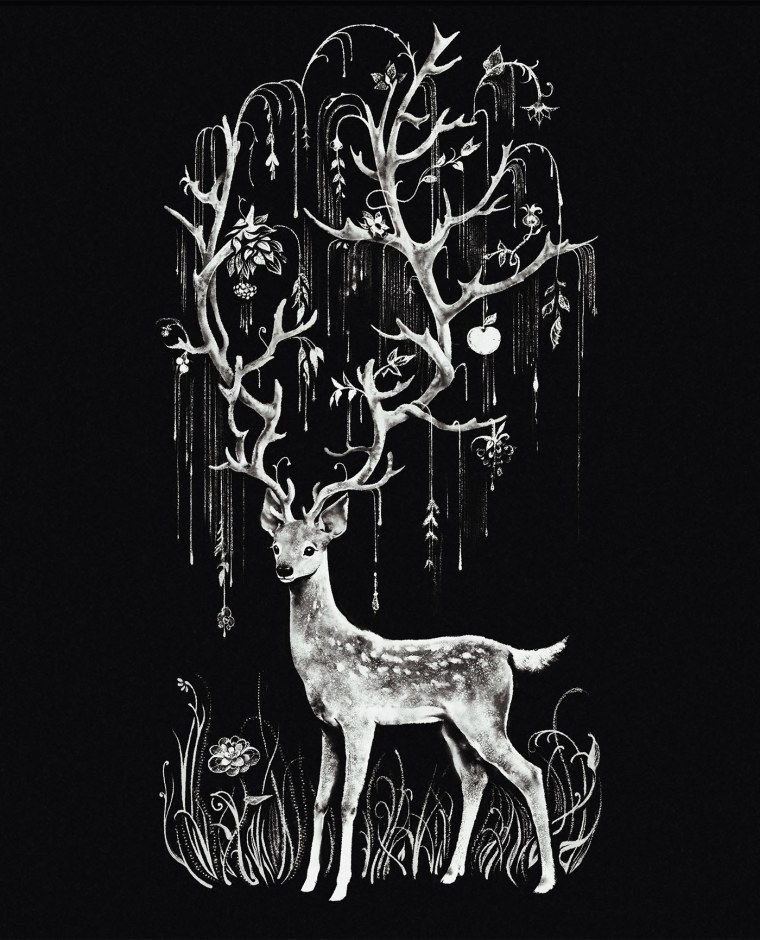 Олень стилизация