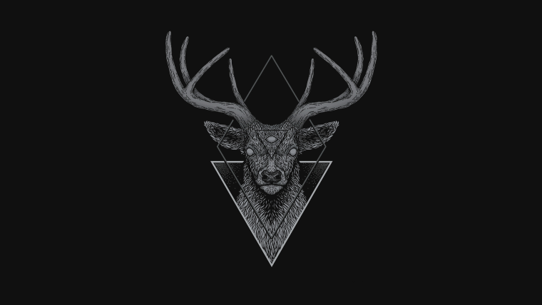 Олень Минимализм