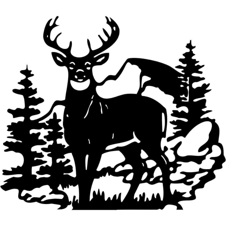 Силуэты природы и животных