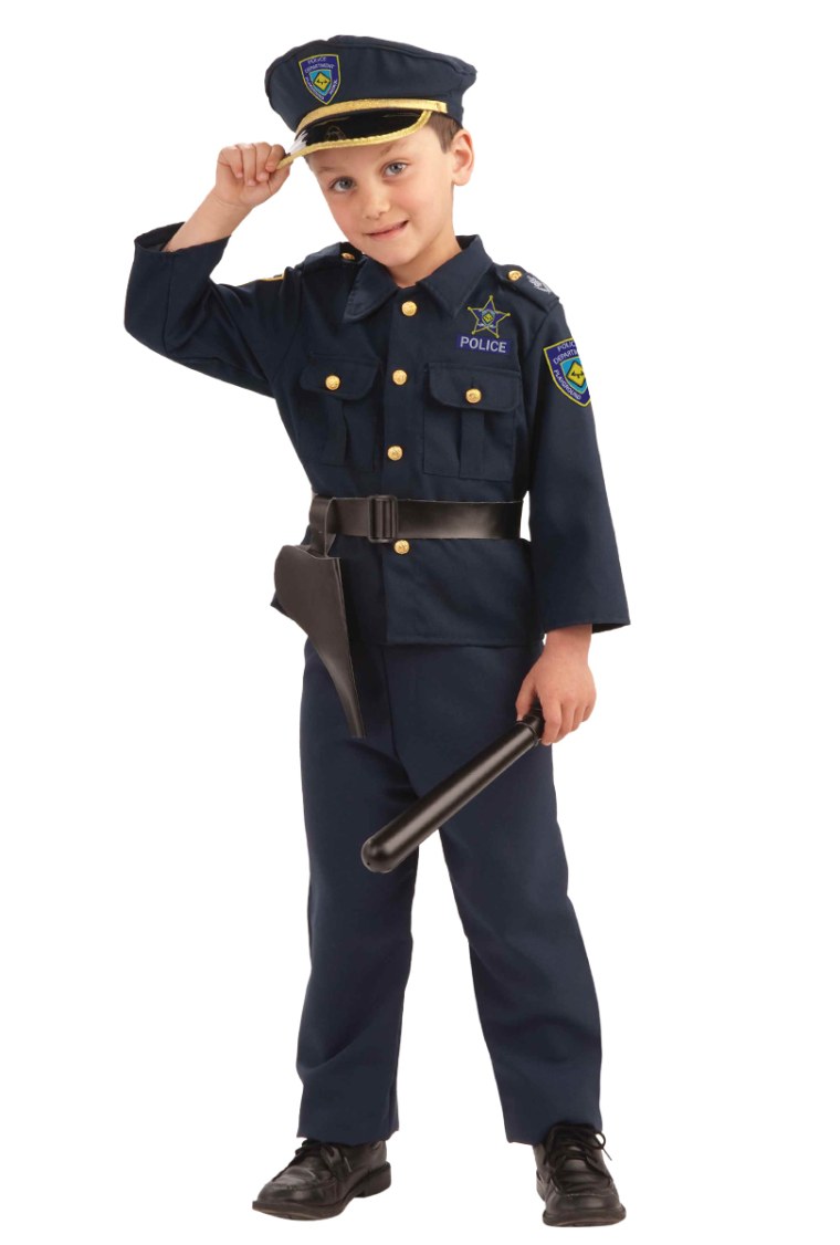 Ребенок в форме милиционер