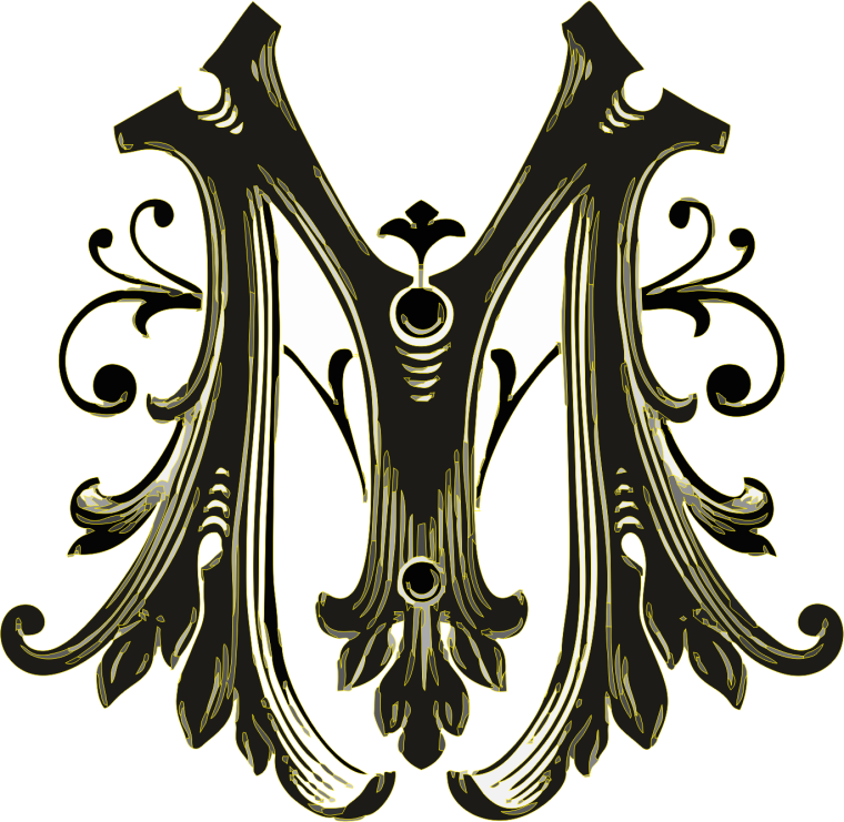 Буквы в готическом стиле