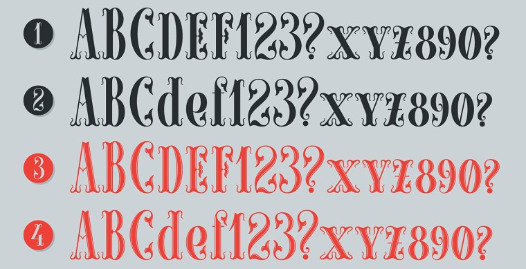 Шрифт Ампир