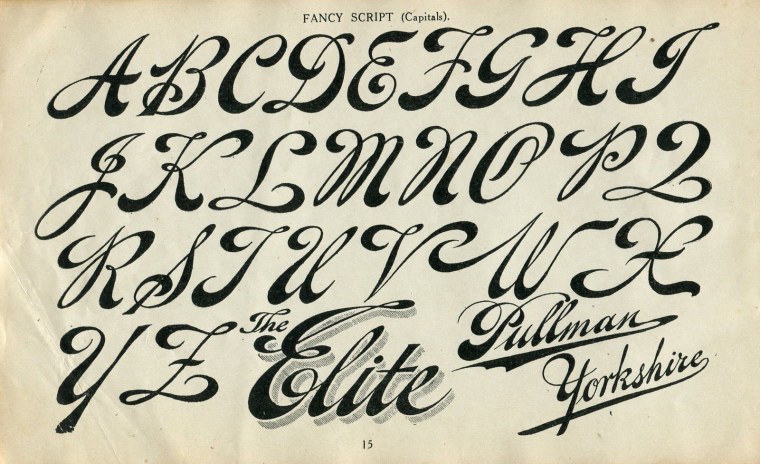 Винтажные шрифты