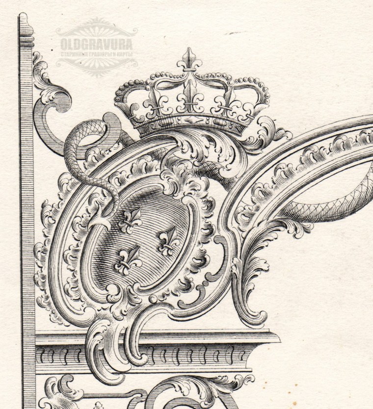 Картуш рококо 18 век