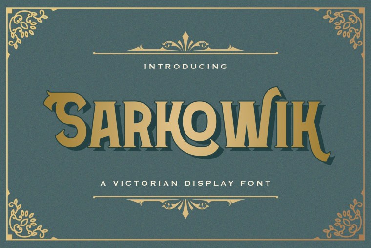 Victorian font