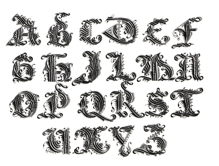 Стилизованные буквы