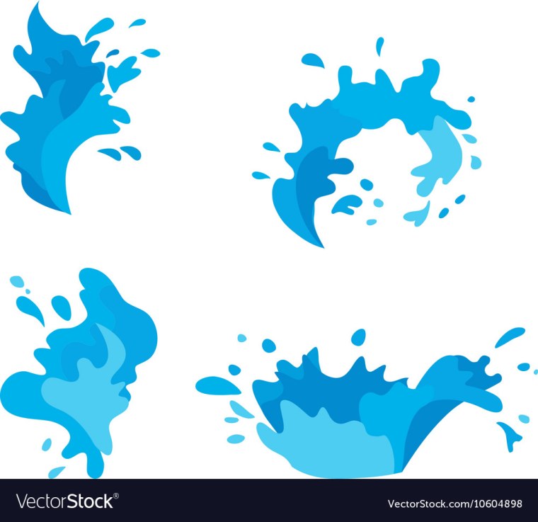 Вода силуэт