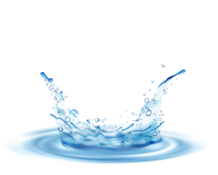 Брызги фонтана вектор