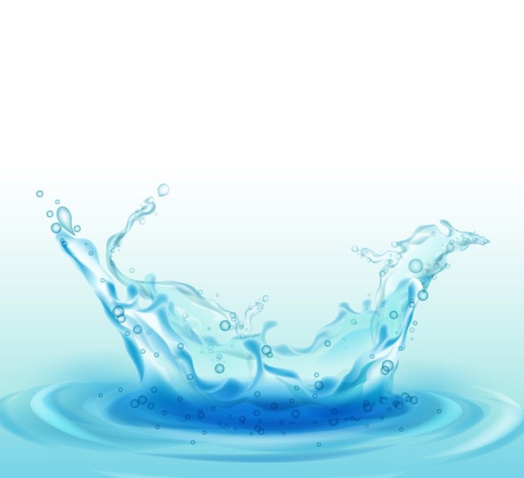 Вода мультяшный