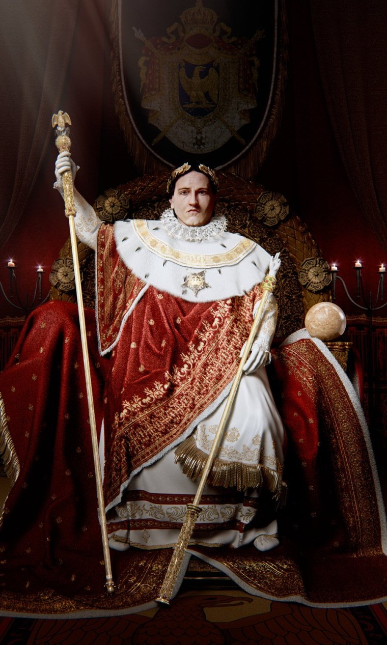 Жан-Огюст-Доминик Энгр Наполеон на императорском троне