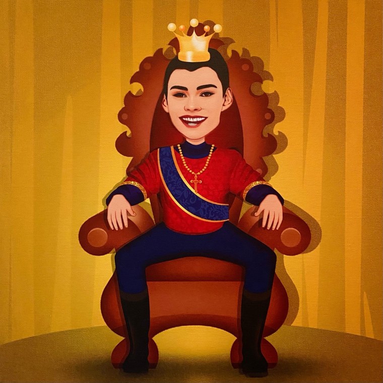 Царь сидит на троне