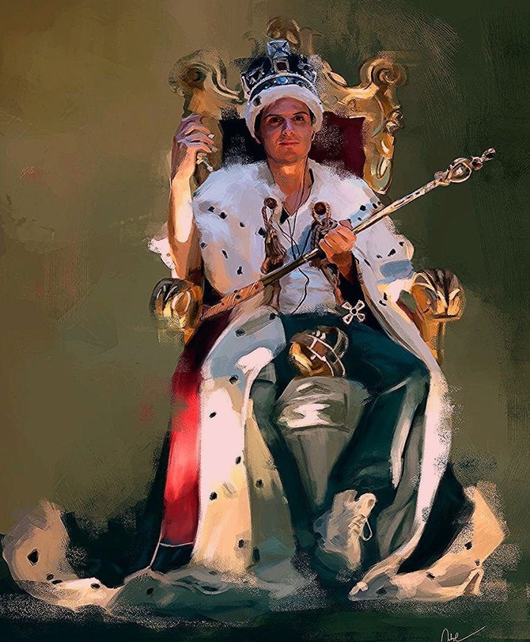 Мориарти Эндрю Скотт на троне