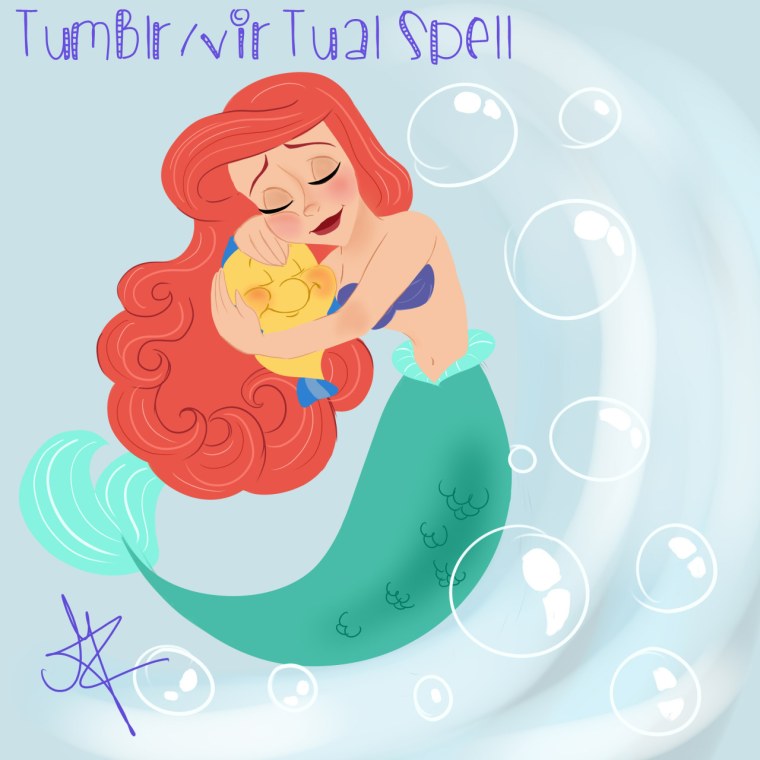 Беременная Ариэль Дисней