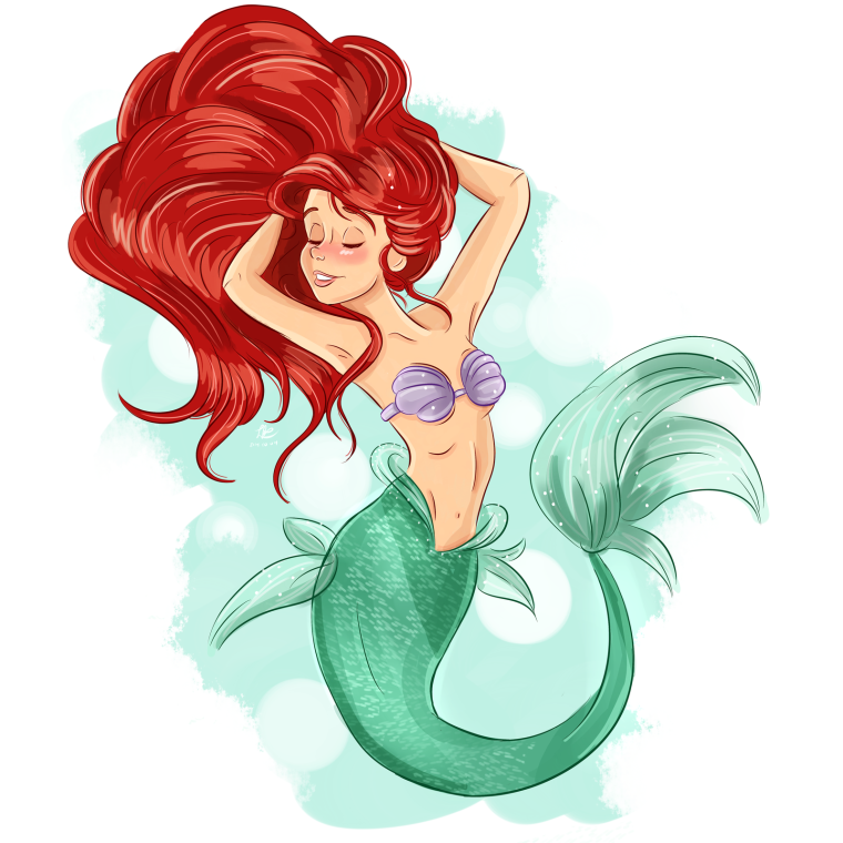 Русалочка Ариэль Пинтерест