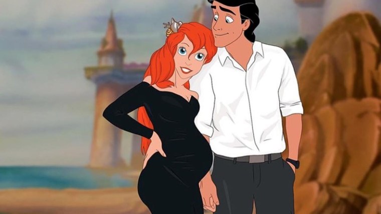 Ариэль беременна